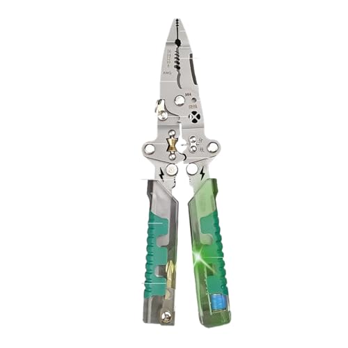 drburpily Abisolierzange, elektrische Zange, Multitool mit Spannungsprüfer und faltbarem Kabelschneider, Karbonstahl, hat 14 Funktionen , Typ+1 drburpily Abisolierzange, elektrische Zange, Multitool mit Spannungsprüfer und faltbarem Kabelschneider, Karbonstahl, hat 14 Funktionen , Typ+1 von drburpily