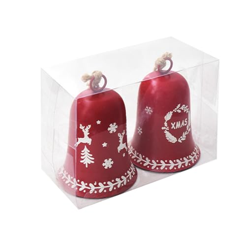 drburpily Der Weihnachtsbaum aus Eisen mit offenem Mund, handgeschüttelter, handgekurbelter Glocke eignet sich zum Schaffen einer Atmosphäre im Innenbereich, Typ+2 von drburpily