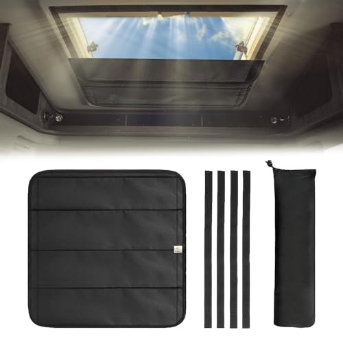 drburpily Faltbare Magnete RV Blackout Belüftungsabdeckung für Max Air Vent Verdicktes Oxford Gewebe Tuch Max Air Vent Abdeckung für Rv, 41 * 41 Klettverschluss von drburpily