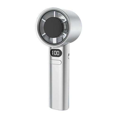 drburpily Handventilator 120 Wind Leistungsstarker Windkraft Mini Blattloser Für Camping ABS 120 Windgeschwindigkeit Mini Blattloser Handventilator, silbrig weiß drburpily Handventilator 120 Wind Leistungsstarker Windkraft Mini Blattloser Für Camping ABS 120 Windgeschwindigkeit Mini Blattloser Handventilator, silbrig weiß von drburpily