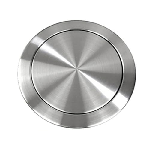 drburpily Kleine versenkbare Arbeitsplatten Mülleimerabdeckung für Küche und Bad aus Edelstahl. Mülleimerdeckel aus Edelstahl, 19.5–22 cm drburpily Kleine versenkbare Arbeitsplatten Mülleimerabdeckung für Küche und Bad aus Edelstahl. Mülleimerdeckel aus Edelstahl, 19.5–22 cm von drburpily