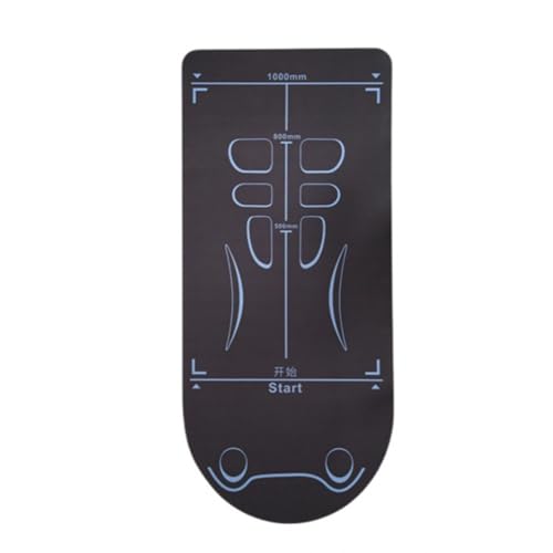 drburpily Roller Sportgeräte Matte Führungslinien für genaue Ausrichtung Anti Rutsch Bauch Knie Matte Eva Dicke Home Gym Bodenmatte von drburpily