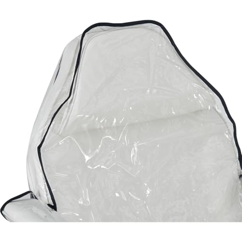 drburpily Transparente PVC Stuhlabdeckung für Kosmetikliegen, wasserdicht, schützend, Premium Kunststoff, faltbares Kosmetikliegenmuster von drburpily
