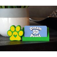 Hundefriseur Visitenkartenhalter - Geschenk Tierfriseur Haustierpflege Mobiler Pet Shop von dream3Dprint