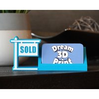 Makramee Visitenkartenhalter - Geschenk Für Den Makler Haus Zum Verkauf Oder Der Offenen Tür Makramee Visitenkartenhalter - Geschenk Für Den Makler Haus Zum Verkauf Oder Der Offenen Tür von dream3Dprint