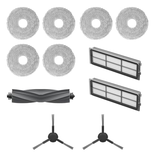 Dreame Zubehörset für L10sProGen2/L10sProGen3 Roboter Beinhaltet 6x Mopptücher (3 Paar), 2x Filter, 2x Seitenbürsten, 1x Hauptbürste, Original Dreame Zubehör von Dreame