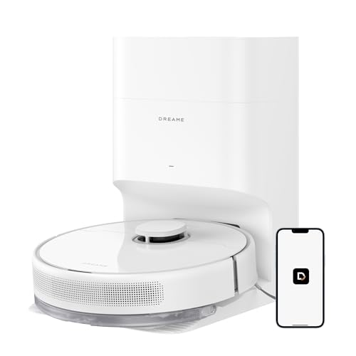 dreame D10 Plus Gen 2 Saugroboter mit Wischfunktion, Automatischer Staubentleerung, Speichert bis zu 90 Tage Staub, LiDAR-Navigation, 6000 Pa Saugkraft für Teppiche und Tierhaare, 285-Minuten-Akku von dreame