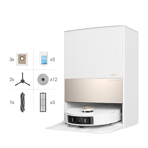 dreame L20 Ultra Complete Saugroboter mit Mop, 7000Pa Roboter-Staubsauger mit MopExtend-Technologie, KI-Hindernisvermeidung, automatisches Wischen, selbstheiße Lufttrocknung, sauberes Genie für Harte dreame L20 Ultra Complete Saugroboter mit Mop, 7000Pa Roboter-Staubsauger mit MopExtend-Technologie, KI-Hindernisvermeidung, automatisches Wischen, selbstheiße Lufttrocknung, sauberes Genie für Harte von dreame