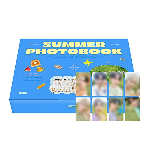 dreamus (Hersteller-Pob ) ATEEZ – 2022 Sommer-Fotobuch + transparentes Fotokarten-Set von dreamus