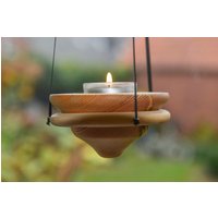 Hänge-Teelicht Mit Ring Hänge-Teelicht Mit Ring von drechselnunddesign