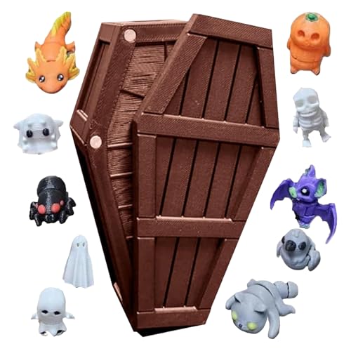Countdown Zu Halloween | Festlicher Countdown Kalender,Dekoratives Sargförmiges Spielzeug Für Kindergeburtstage JungenMädchen Schreibtisch Deko Countdown Zu Halloween | Festlicher Countdown Kalender,Dekoratives Sargförmiges Spielzeug Für Kindergeburtstage JungenMädchen Schreibtisch Deko von driattie