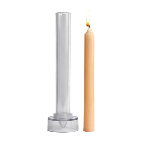 Kerzenform, Transparente Kunststoff Kerzenständerform Für Die Kirche Weihnachten Abendessen Bei Kerzenlicht Valentinstag Heimtextilien von driattie