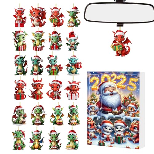 driattie Adventskalender - 24 Tage Weihnachts Countdown Kalender Mit 24 Überraschungen | 2D flache Acryl Ornamente für Erwachsene Kinder tägliche Familienaktivität Klassenzimmer Schule Feiertag driattie Adventskalender - 24 Tage Weihnachts Countdown Kalender Mit 24 Überraschungen | 2D flache Acryl Ornamente für Erwachsene Kinder tägliche Familienaktivität Klassenzimmer Schule Feiertag von driattie