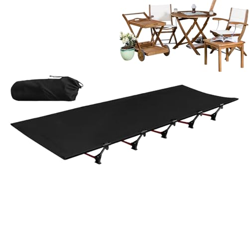 driattie Campingbett | Faltbares Campingbett | Bettzeug Unterstützung Leicht Reise Zuhause Mittagspause Gäste Rucksackreisen Wandern Outdoor von driattie