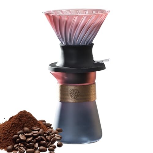 driattie Drip Brew Kaffeetasse,Drip Brew Pour Over Kaffeebrüher - Mit Schneller Filtration, Abnehmbares Gerät Und Farbverlauf - Für Zuhause Wohnung Studentenwohnung Reise Camping Hotel driattie Drip Brew Kaffeetasse,Drip Brew Pour Over Kaffeebrüher - Mit Schneller Filtration, Abnehmbares Gerät Und Farbverlauf - Für Zuhause Wohnung Studentenwohnung Reise Camping Hotel von driattie