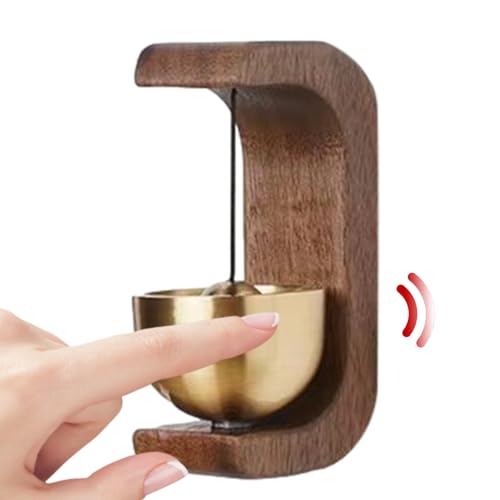 driattie Magnetische Türklingel,Holz Türgong | Eingangssystem Aus Messing Mit Magnet Für Restaurant Und Haus Eingang von driattie