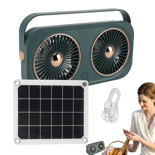 driattie Solar Abluftventilator Für Schuppen, 20W Ventilator Für Hühnerstall, Wetterfester Energieeffizienter Ventilator Für Stall Garage Terrasse Keller driattie Solar Abluftventilator Für Schuppen, 20W Ventilator Für Hühnerstall, Wetterfester Energieeffizienter Ventilator Für Stall Garage Terrasse Keller von driattie