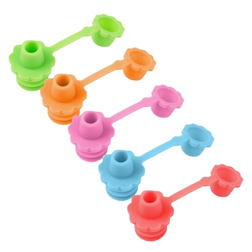 driattie Trinkflasche Trinklernaufsatz | Silicone Kinder Trinkflaschenaufsatz Anschluss,Weicher Schutzdeckel Für Unterwegs Schule Camping Picknick von driattie