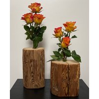 Wooden Flower Vase | Blumenvase Vase Wooden Flower Vase | Blumenvase Vase von dropelino
