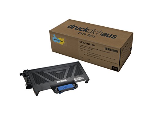 Kompatibel zu Brother TN-2120 - Toner Black für ca. 2.600 Seiten (5% Deckung) - u. a. für Brother DCP-7030, Brother HL-2140, Brother HL-2170W, Brother MFC-7320 von druckdichaus