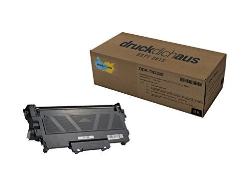 Kompatibel zu Brother TN-2220 - Toner Black für ca. 2.600 Seiten (5% Deckung) - u. a. für Brother DCP-7030, Brother HL-2140, Brother HL-2170W, Brother MFC-7320 von druckdichaus