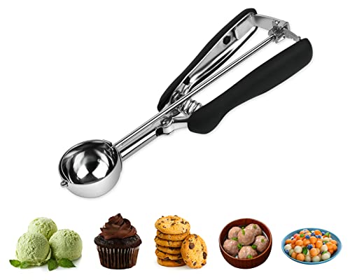 Eisportionierer Edelstahl Eislöffel Portionierer Eiskugelportionierer Klein Cookie Scoop (Small #50 (4cm)) von ds. distinctive style