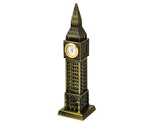 ds. distinctive style Big Ben Tower Modell Elizabeth Tower Metallische Statue Big Ben Figurine für Souvenirs (18cm) von ds. distinctive style