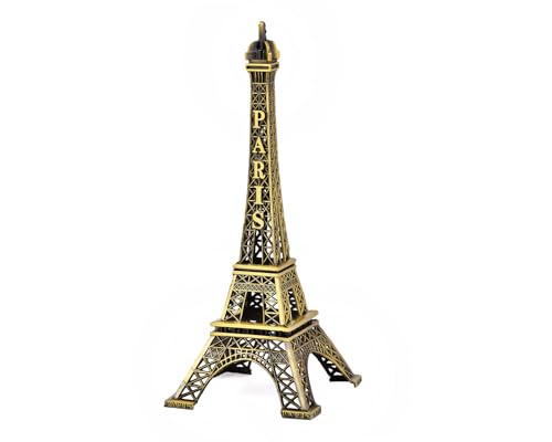 ds. distinctive style Mini-Eiffelturm-Statue, Metallic-Modell, für Schreibtisch etc., Metall (32cm) von ds. distinctive style