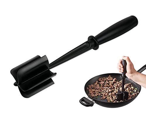 ds. distinctive style Fleischhacker für gemahlenes Rindfleisch Kartoffelstampfer Hitzebeständiges ABS Kunststoff Antihaft Hamburger Smasher Küchenutensilien von ds. distinctive style