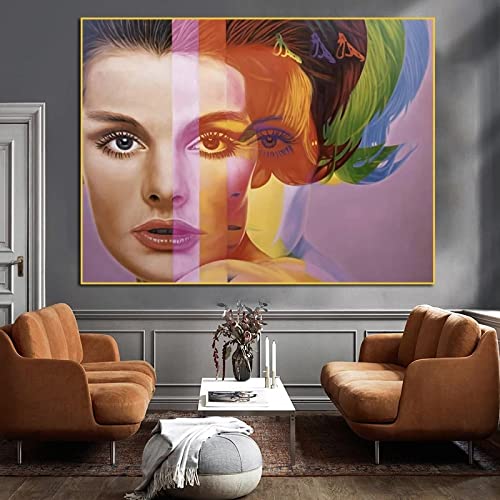 Graffiti Gossip Girl Berühmtes Gemälde Porträtdruck Leinwandmalerei Wandkunst Bilder Poster für Wohnzimmer Wohnkultur 70x100cm Rahmenlos von dsdsgog