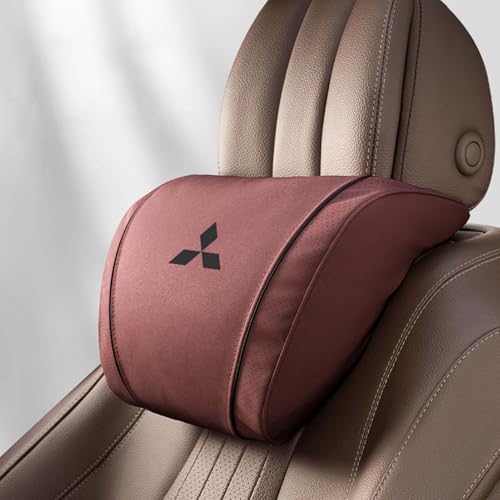Auto Kopfstütze, für Mitsubishi Outlander ASX Eclipse Cross Pajero Auto Nackenkissen mit Memory Foam verstellbarem Riemen Abnehmbarer Abdeckung Weichheit Atmungsaktiv Komfortabel für Autositz Zubehör von dsetryj