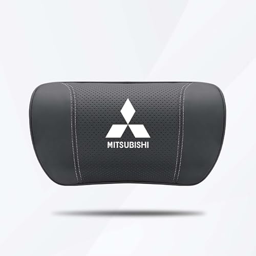 Auto Kopfstütze, für Mitsubishi Outlander Eclipse Cross ASX Airtrek Auto Nackenkissen mit Memory Foam verstellbarem Riemen Abnehmbarer Abdeckung Weichheit Atmungsaktiv Komfortabel für Autositz Zubehör von dsetryj