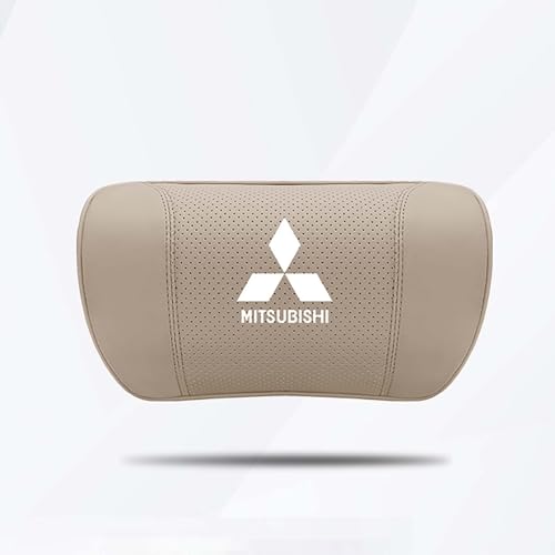 Auto Kopfstütze, für Mitsubishi Outlander Eclipse Cross ASX Airtrek Auto Nackenkissen mit Memory Foam verstellbarem Riemen Abnehmbarer Abdeckung Weichheit Atmungsaktiv Komfortabel für Autositz Zubehör von dsetryj