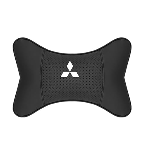 Auto Kopfstütze, für Mitsubishi Outlander Eclipse Cross ASX Lancer Auto Nackenkissen mit Memory Foam verstellbarem Riemen Abnehmbarer Abdeckung Weichheit Atmungsaktiv Komfortabel für Autositz Zubehör von dsetryj