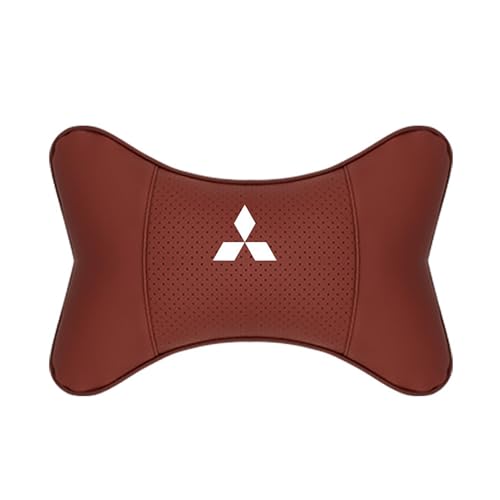 Auto Kopfstütze, für Mitsubishi Outlander Eclipse Cross ASX Lancer Auto Nackenkissen mit Memory Foam verstellbarem Riemen Abnehmbarer Abdeckung Weichheit Atmungsaktiv Komfortabel für Autositz Zubehör von dsetryj
