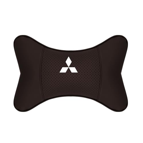 Auto Kopfstütze, für Mitsubishi Outlander Eclipse Cross ASX Lancer Auto Nackenkissen mit Memory Foam verstellbarem Riemen Abnehmbarer Abdeckung Weichheit Atmungsaktiv Komfortabel für Autositz Zubehör von dsetryj