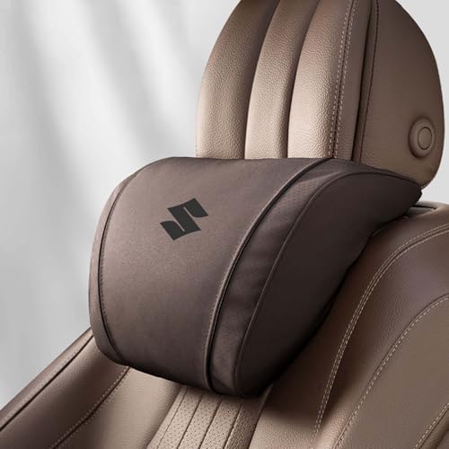 Auto Kopfstütze, für Suzuki Swift Alto Celerio SX4 S-Cross Vitara Auto Nackenkissen mit Memory Foam verstellbarem Riemen Abnehmbarer Abdeckung Weichheit Atmungsaktiv Komfortabel für Autositz Zubehör von dsetryj