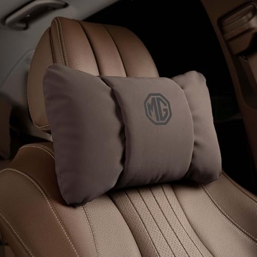 dsetryj Auto Kopfstütze, für MG 5 6 7 Auto Nackenkissen mit Memory Foam verstellbarem Riemen Abnehmbarer Abdeckung Weichheit Atmungsaktiv Komfortabel für Autositz Zubehör,B von dsetryj