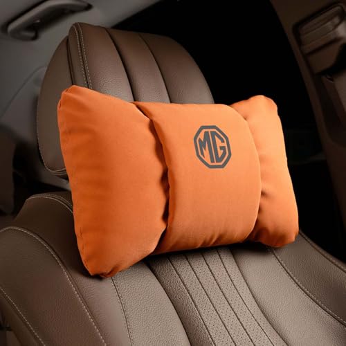 dsetryj Auto Kopfstütze, für MG 5 6 7 Auto Nackenkissen mit Memory Foam verstellbarem Riemen Abnehmbarer Abdeckung Weichheit Atmungsaktiv Komfortabel für Autositz Zubehör,C von dsetryj