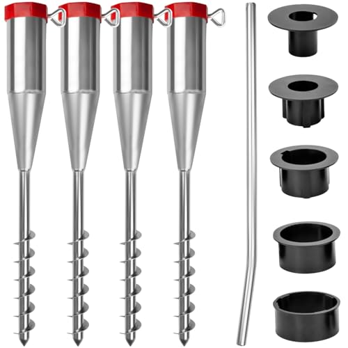 4er Set Schirmständer Rasen Sonnenschirmständer Sand 25-60mm Bodenanker Sonnenschirm Strand Erdanker Zum Eindrehen Bodenhülse Wäschespinne Garten Erddübel Erdspiess Metall Hülse Bodendübel 4er Set Schirmständer Rasen Sonnenschirmständer Sand 25-60mm Bodenanker Sonnenschirm Strand Erdanker Zum Eindrehen Bodenhülse Wäschespinne Garten Erddübel Erdspiess Metall Hülse Bodendübel von dszapaci