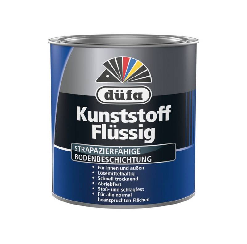 düfa Acryl-Flüssigkunststoff Kunststoff Flüssig Grau 750 ml Flüssigkunststoff Matt, schützt den Untergrund vor Nässe und Feuchtigkeit von düfa