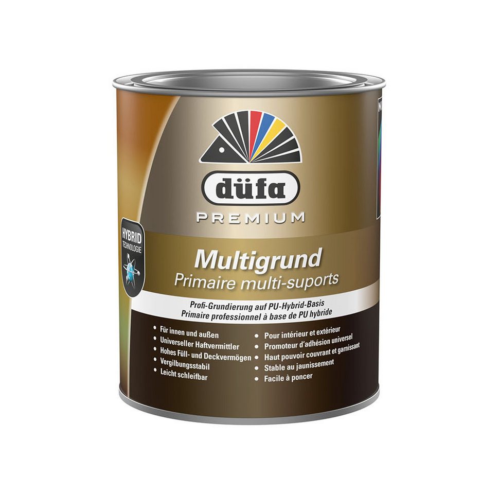 düfa Haftgrund PREMIUM Multigrund 750 ml Universalgrundierung Grundierung, 1-tlg., Schnell trocknend & bereits nach 8 Stunden schleifbar düfa Haftgrund PREMIUM Multigrund 750 ml Universalgrundierung Grundierung, 1-tlg., Schnell trocknend & bereits nach 8 Stunden schleifbar von düfa
