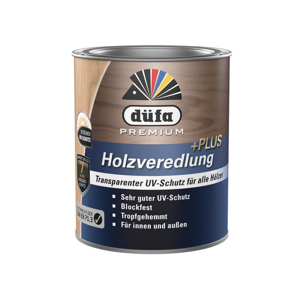 düfa Holzschutzlasur Premium Holzveredlung PLUS 750 ml Holzlasur Schutzlasur, extremer UV-Schutz, Langzeitschutz düfa Holzschutzlasur Premium Holzveredlung PLUS 750 ml Holzlasur Schutzlasur, extremer UV-Schutz, Langzeitschutz von düfa
