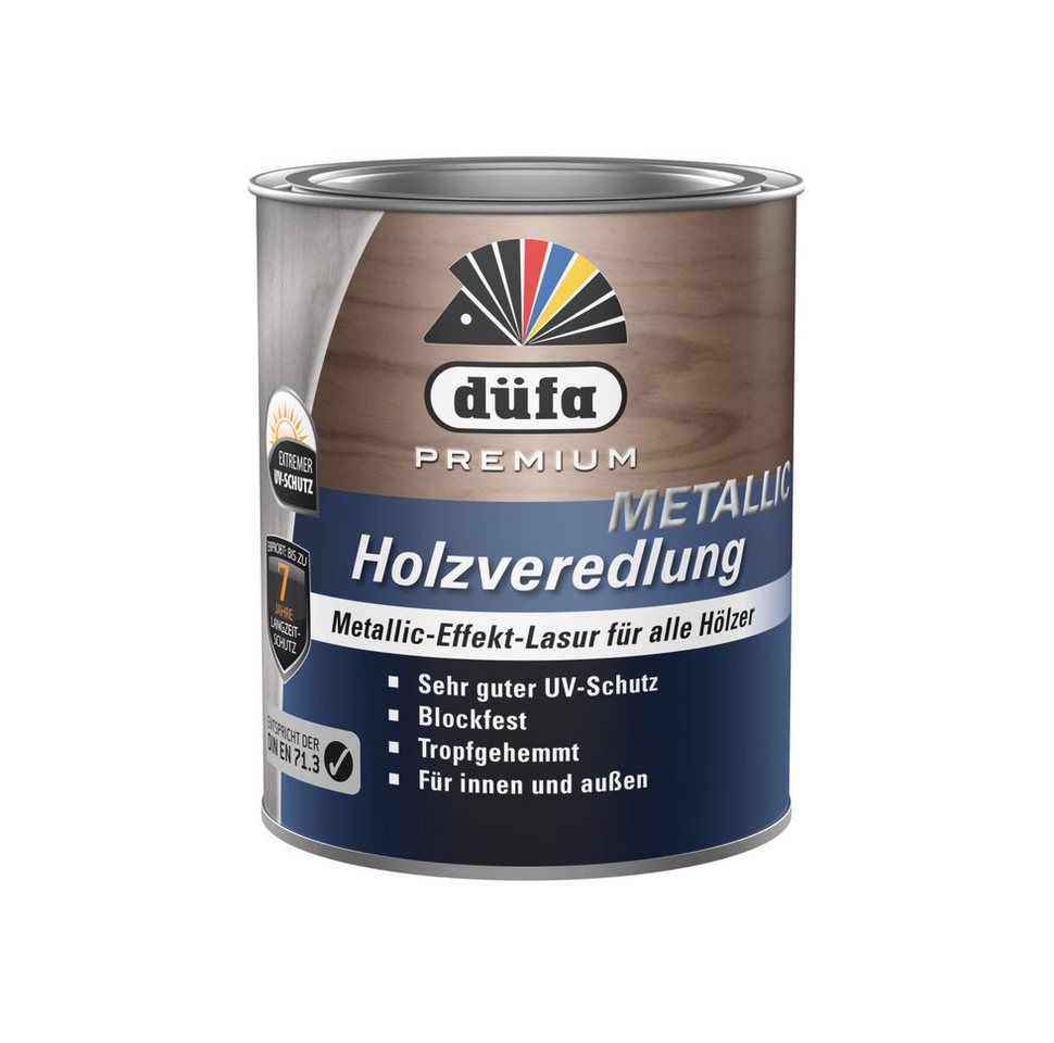 düfa Holzschutzlasur Premium Holzveredlung Plus Metallic Effekt TITAN 750 ml Lasur, Langzeitschutz, auch geeignet für Kinderspielzeug düfa Holzschutzlasur Premium Holzveredlung Plus Metallic Effekt TITAN 750 ml Lasur, Langzeitschutz, auch geeignet für Kinderspielzeug von düfa