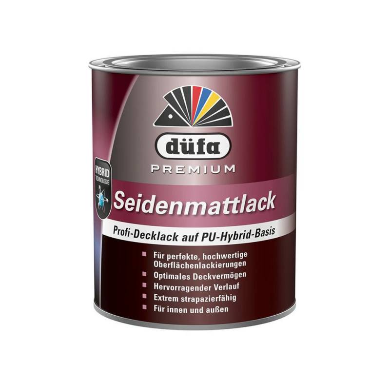 düfa Lack PREMIUM Seidenmattlack 750 ml matter Buntlack, Profi-Decklack mit Hybridtechnologie düfa Lack PREMIUM Seidenmattlack 750 ml matter Buntlack, Profi-Decklack mit Hybridtechnologie von düfa