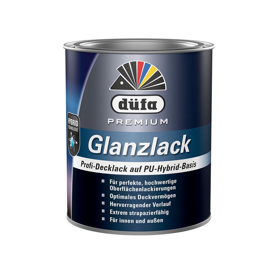 düfa Lack Premium Glanzlack 750 ml Buntlack glänzend, Profi-Decklack mit Hybridtechnologie düfa Lack Premium Glanzlack 750 ml Buntlack glänzend, Profi-Decklack mit Hybridtechnologie von düfa