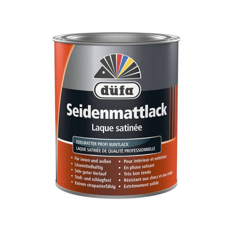 düfa Lack Seidenmattlack 750 ml matter Buntlack, auf Kunstharzbasis mit High Solid Technologie von düfa