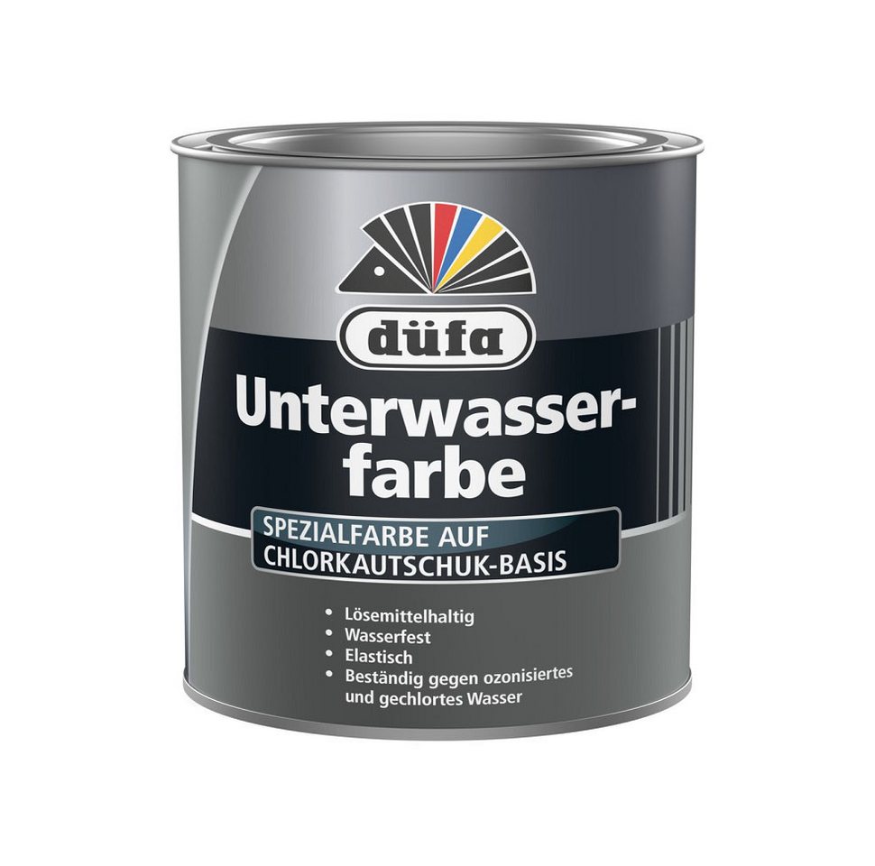 düfa Lack Unterwasserfarbe blau 750 ml Glänzend Poolfarbe Schwimmbadfarbe, auf Chlorkautschuk-Basis für eine wasserfeste Beschichtung düfa Lack Unterwasserfarbe blau 750 ml Glänzend Poolfarbe Schwimmbadfarbe, auf Chlorkautschuk-Basis für eine wasserfeste Beschichtung von düfa