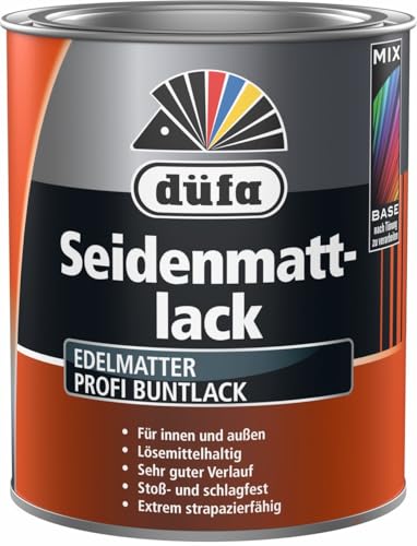 düfa Seidenmattlack RAL 6005 Moosgrün 750 ml grün matt │ Lack Buntlack für Innen & Außen von düfa