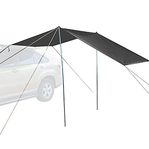 duhe189014 Auto Markise Tarp Sonnensegel Wasserdicht - Tarp Auto Camping Zelt, Camping Zelt Auto Wohnmobil Outdoor Camping Heckklappe Vordach Sonnenschutz - 440x200cm expert von duhe189014